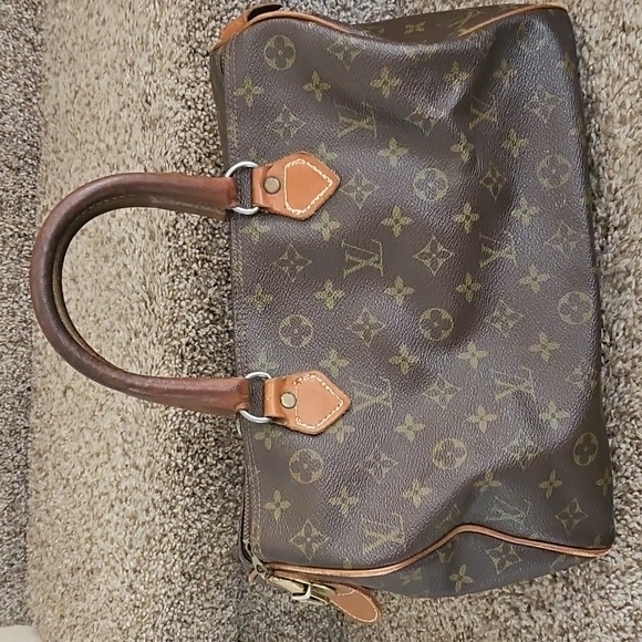 Vintage 70's Louis Vuitton Speedy 30 The French Co Collab LV Logo Handbag Nice - Picture 5 of 16